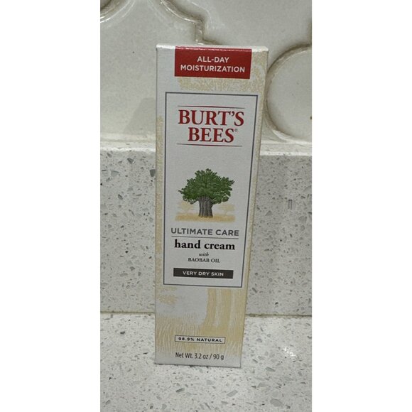Burt's Bees Other - Burts Bees Ultimate Care Hand Cream w/ Baobab Oil Burt’s Very Dry Skin 3.2oz